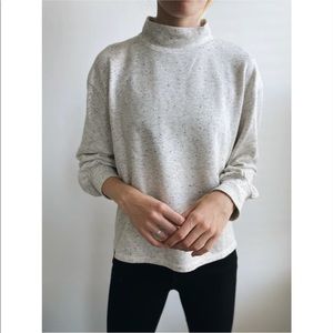 ⚡️ mile(s) by Madewell Mock Neck Sweater, M